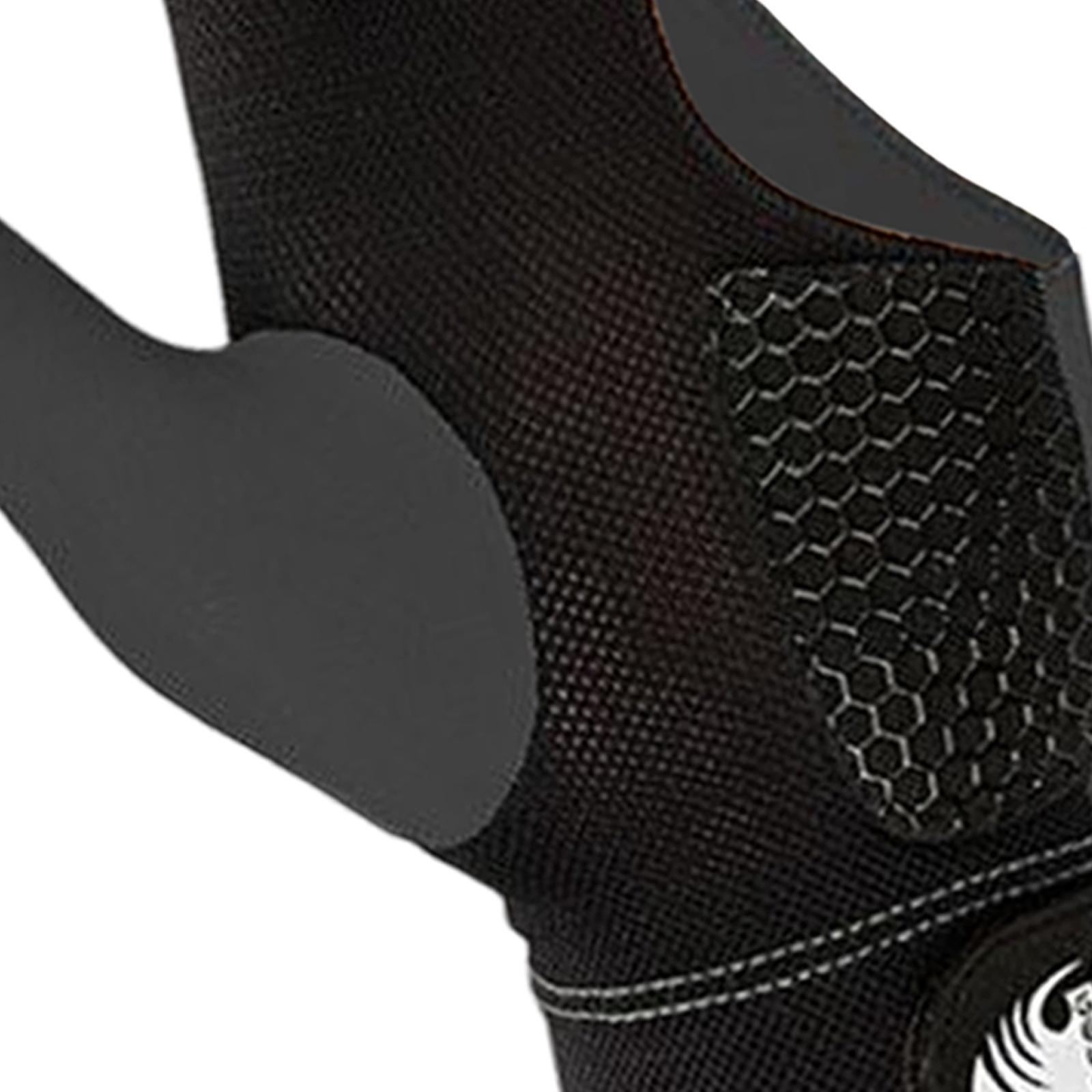 Anti Skid 3 Finger Billiards Gloves, Professional Elastic for Player Glove Snooker Cue Pool Glove