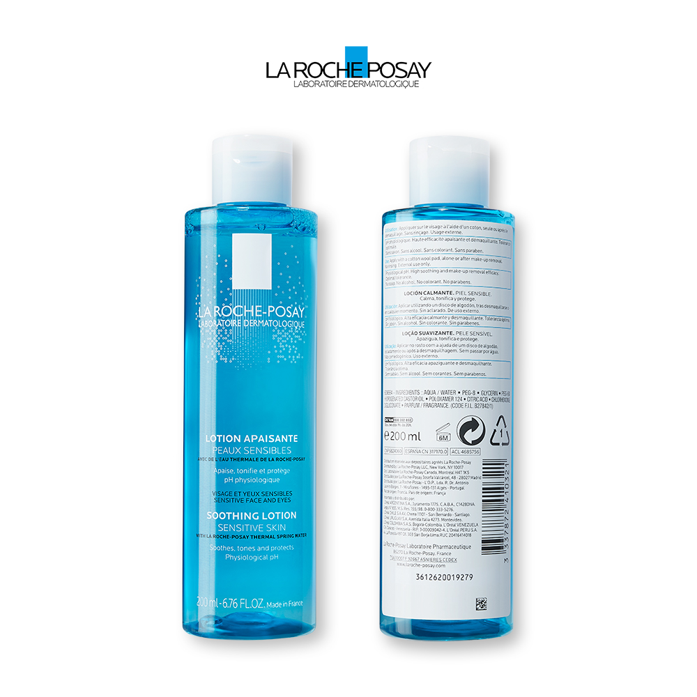 Nước cân bằng giúp làm dịu và bảo vệ da nhạy cảm La Roche-Posay Lotion Sensitive Skin 200ml