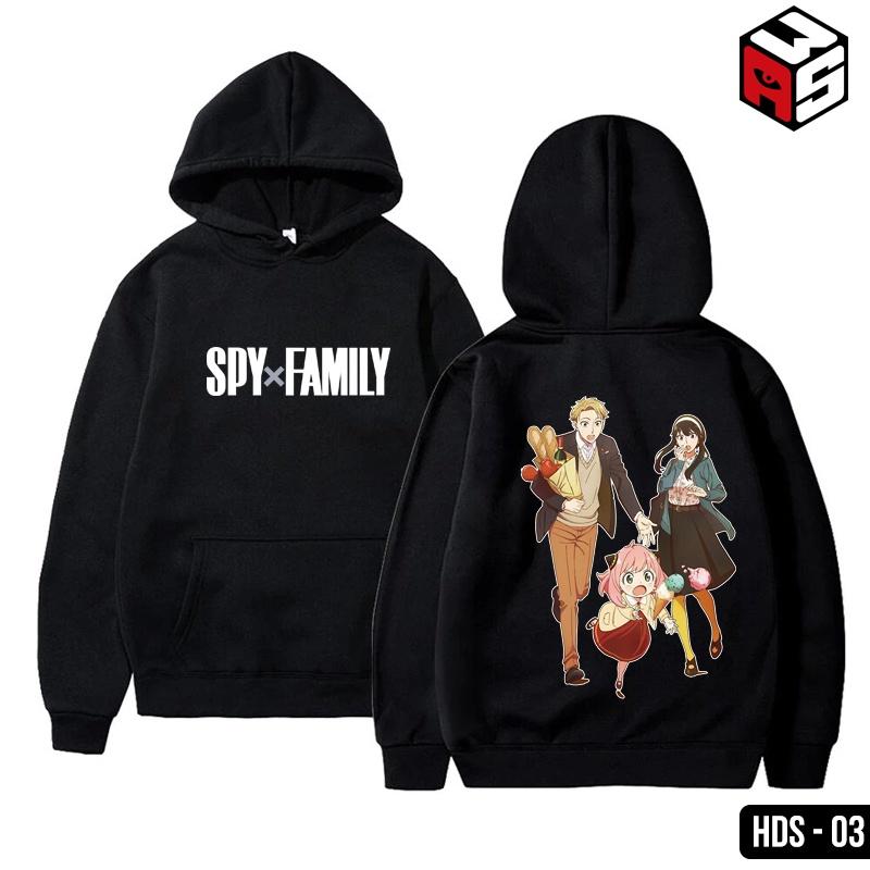 Áo hoodie spy x family, áo hoodie in hình anime spyxfamily Loid, Yor, Anya Forger mẫu mới
