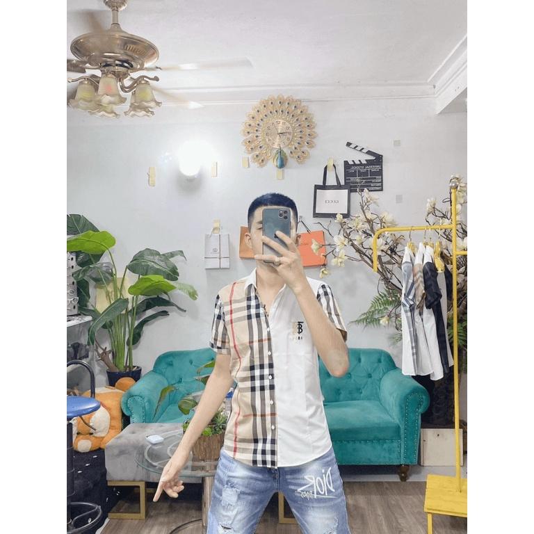 ÁO SƠ MI NAM CARO TAY NGẮN THỜI TRANG LUXURY NAM SIÊU HOT CHO CÁC ANH EM THỜI TRANG NAM 1986