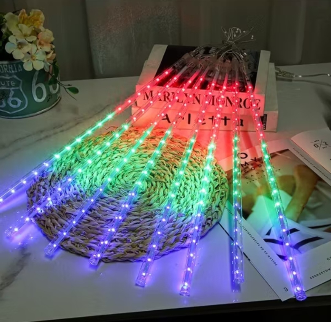 BỘ ĐÈN LED TRANG TRÍ SÁNG GIỌT NƯỚC SAO BĂNG ĐỦ MÀU SẮC CỰC ĐẸP