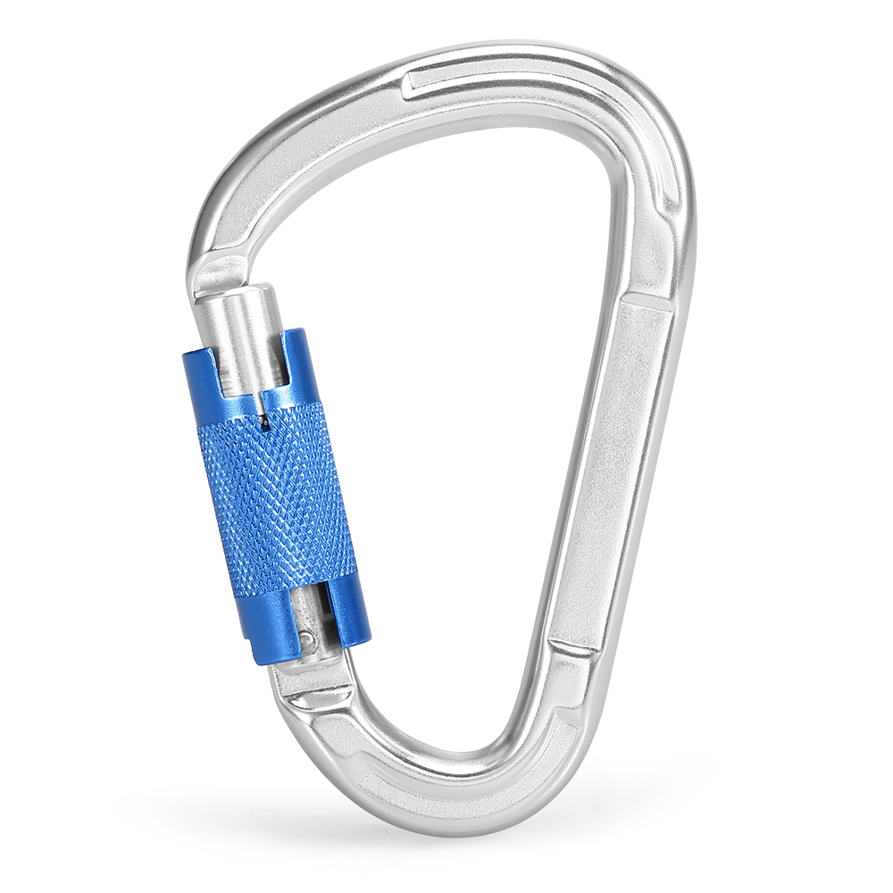 Cổng khóa xoắn Carabiner , vòng khóa chữ D tự động đa năng cho hoạt động ngoài trời