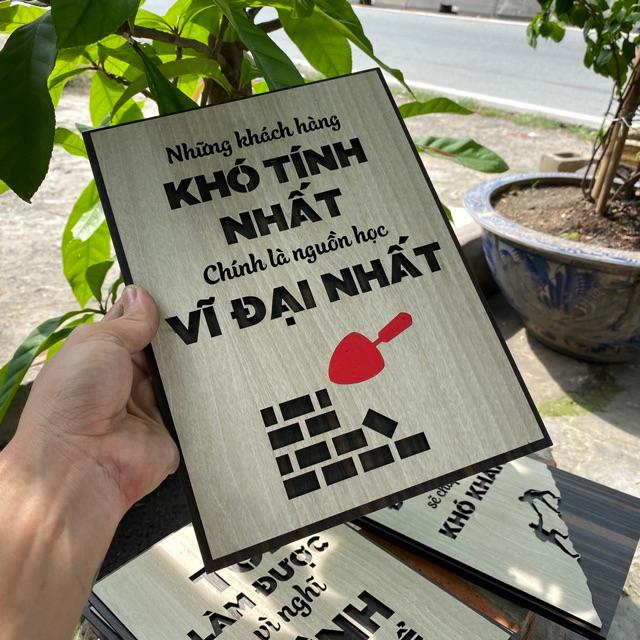 Tranh Treo Tường Gỗ TBIG051 decor quán cà phê