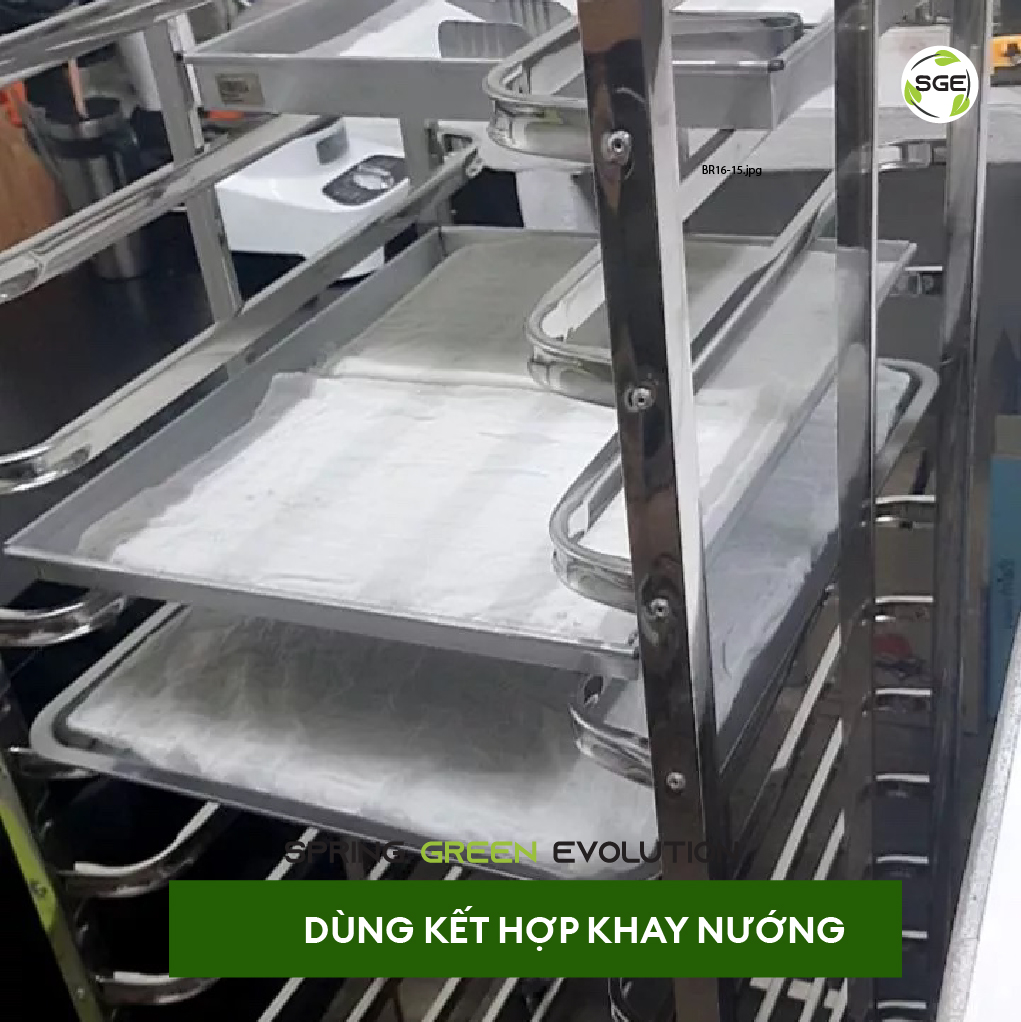 Kệ Inox Khay Bánh, Xe Hong Bánh SGE Chất Liệu Inox Dày Dặn, Có Khoá Bánh. Có 4 Size 6,10,15,30 Tầng