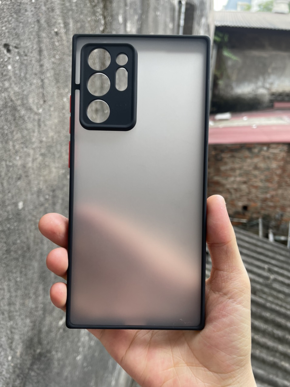 Ốp lưng nhám mờ cho Samsung Galaxy Note 20 Ultra chống sốc, bảo vệ Camera