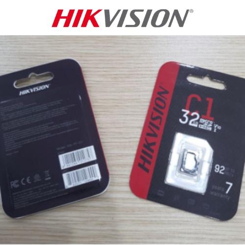 Thẻ nhớ 32GB Hikvision Class 10 Micro SD 92Mb/s dùng cho camera, máy ảnh, camera hành trình, flycam. Hàng chính hãng