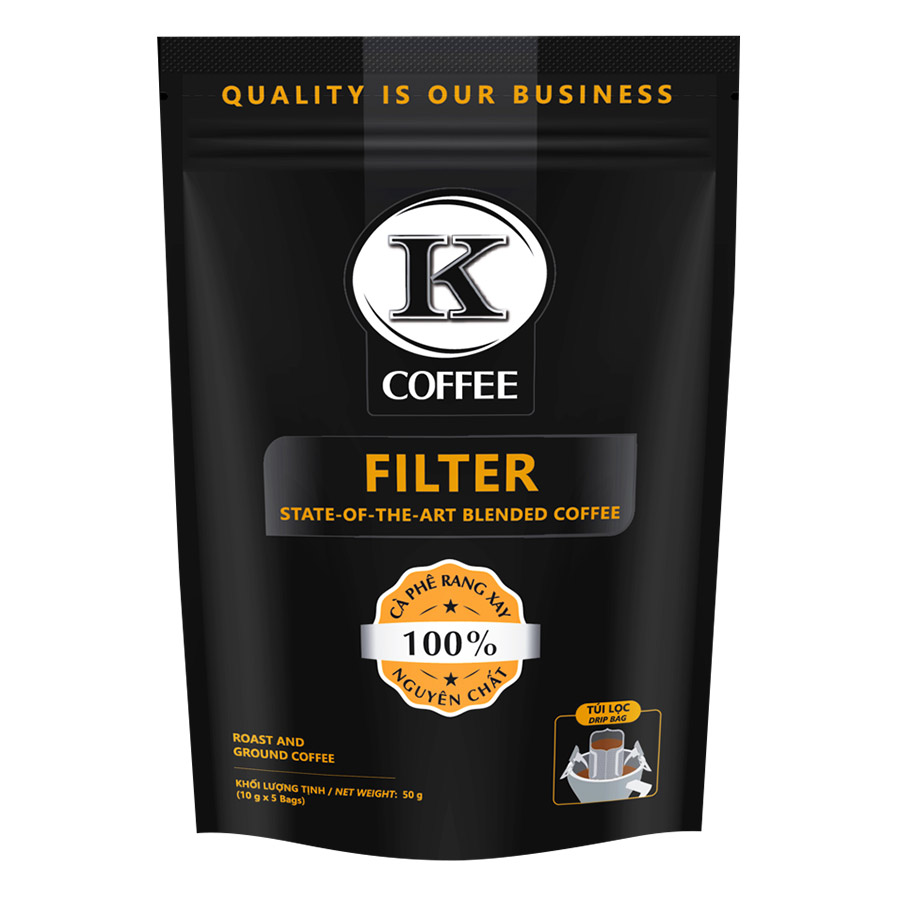 Cà Phê Túi Lọc K-Coffee Filter (50g / Túi)