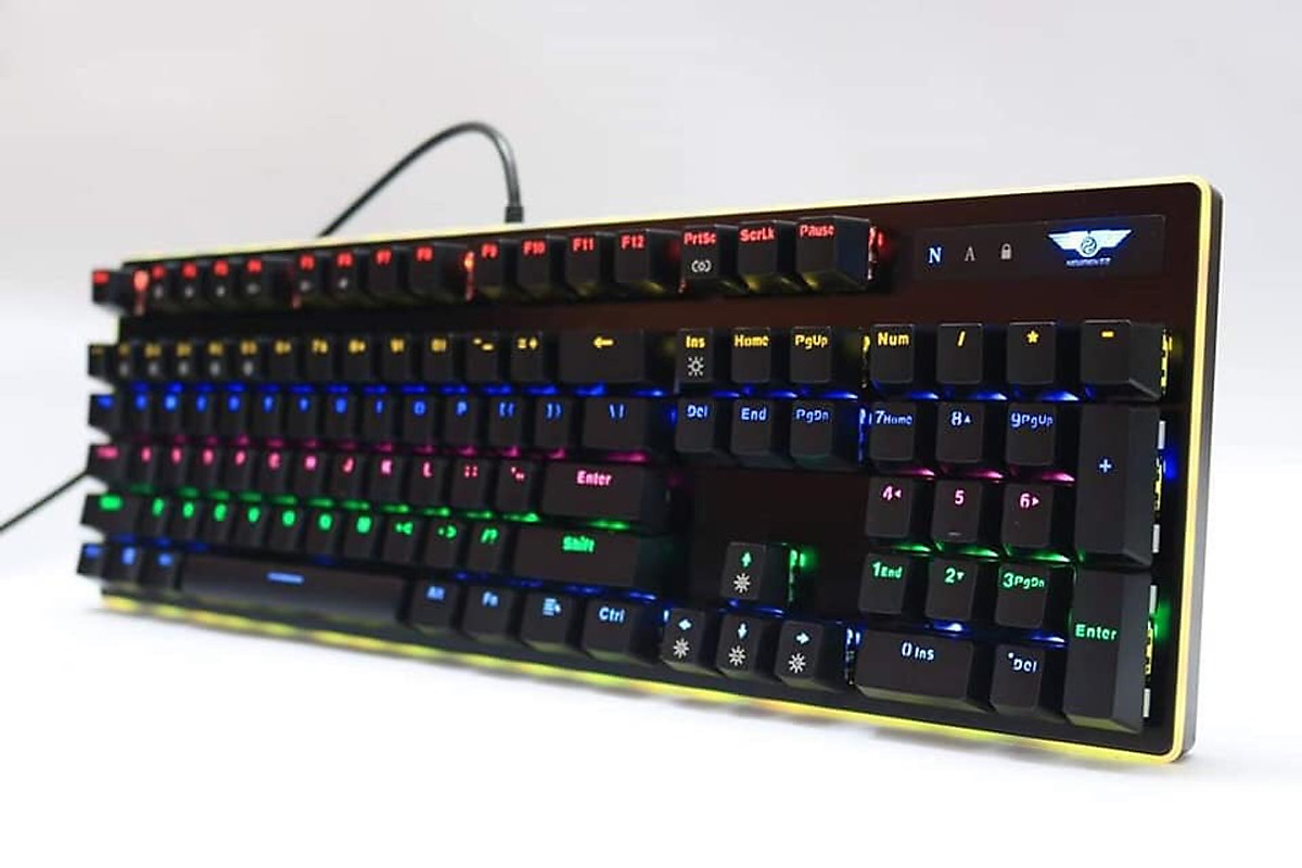 Bàn phím cơ Gaming Newmen GM550RBG (LED RBG, quang cơ, Keycap đúc 2 lớp, kháng nước IP66) - Hàng chính hãng