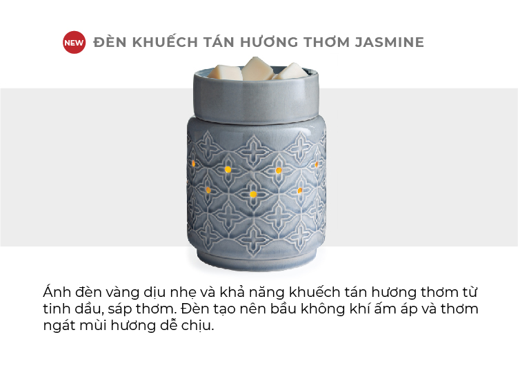 Đèn khuếch tán hương thơm Yankee Candle - Jasmine