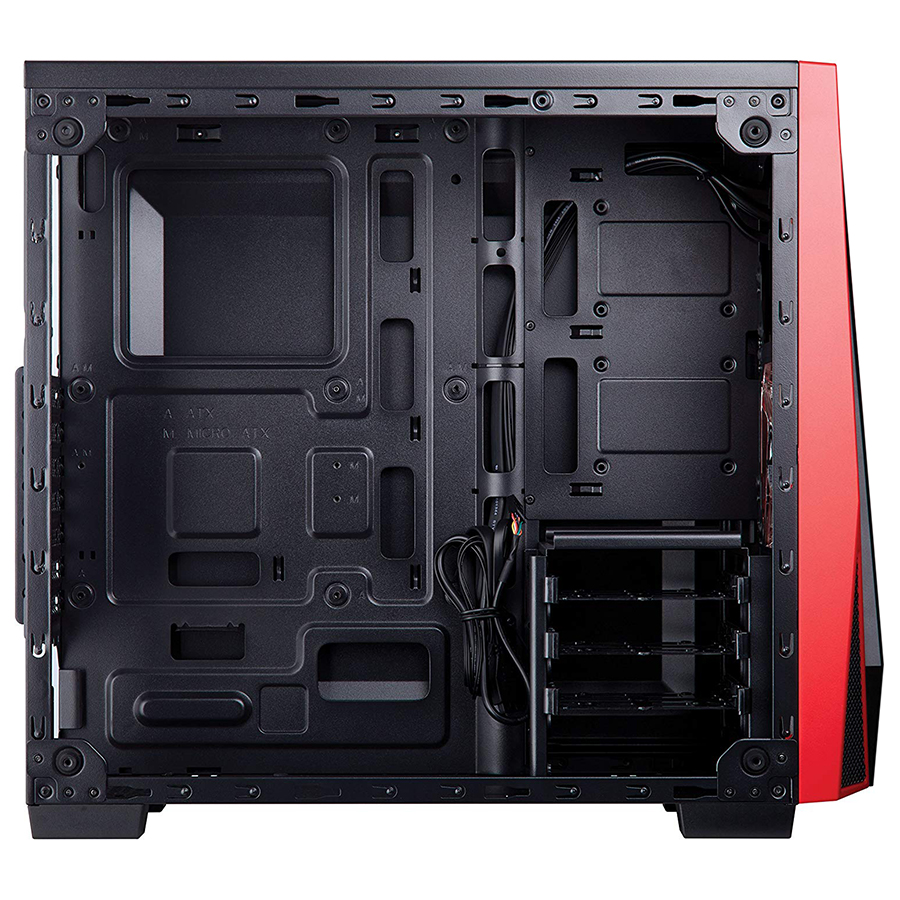 Thùng Máy Corsair Carbide Spec-04 Mid-Tower Termpered Glass, Black & Red_CC-9011117-WW - Hàng Chính Hãng