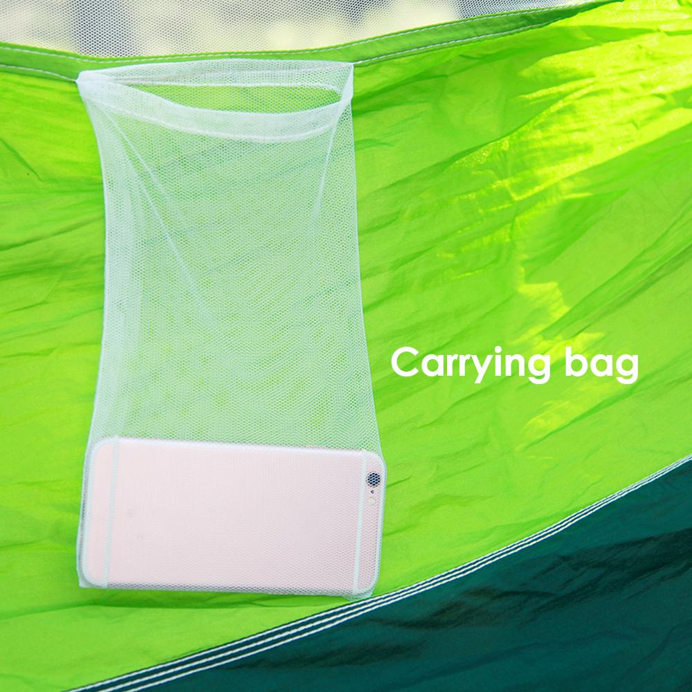 Cắm Trại/Vườn Võng Với Đèn Bắt Muỗi Đồ Gỗ Nội Ngoại Thất Giường Di Động Treo Giường Cường Lực Dù Giấc Ngủ Xoay For1-2 Người