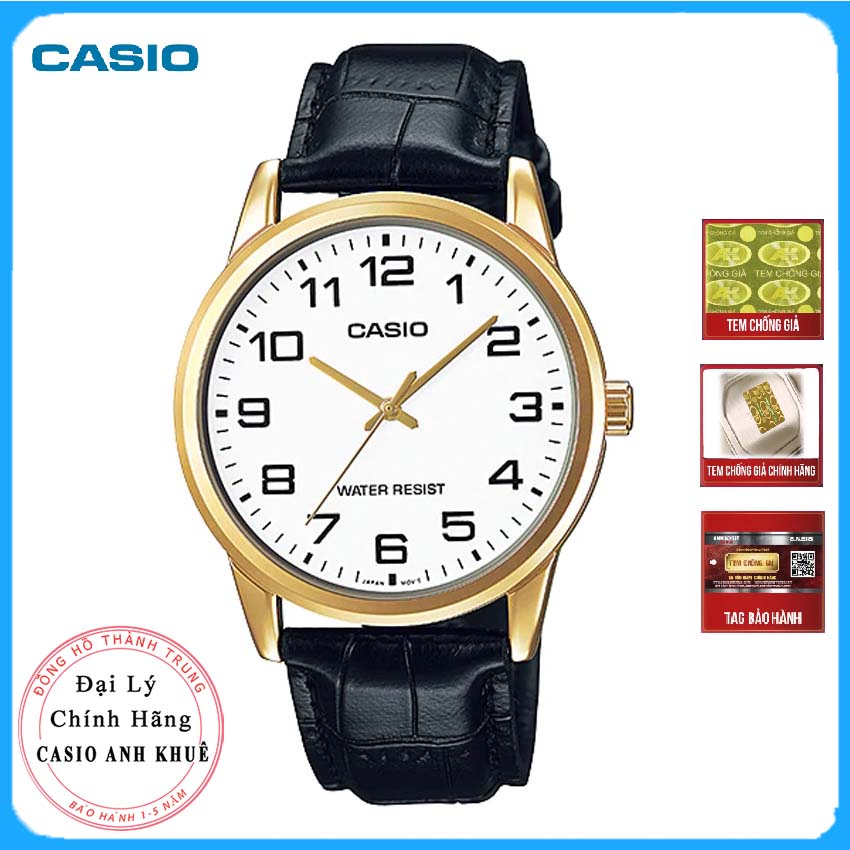 Đồng Hồ Nam Chính Hãng Casio MTP-V001GL-7BUDF Dây Da