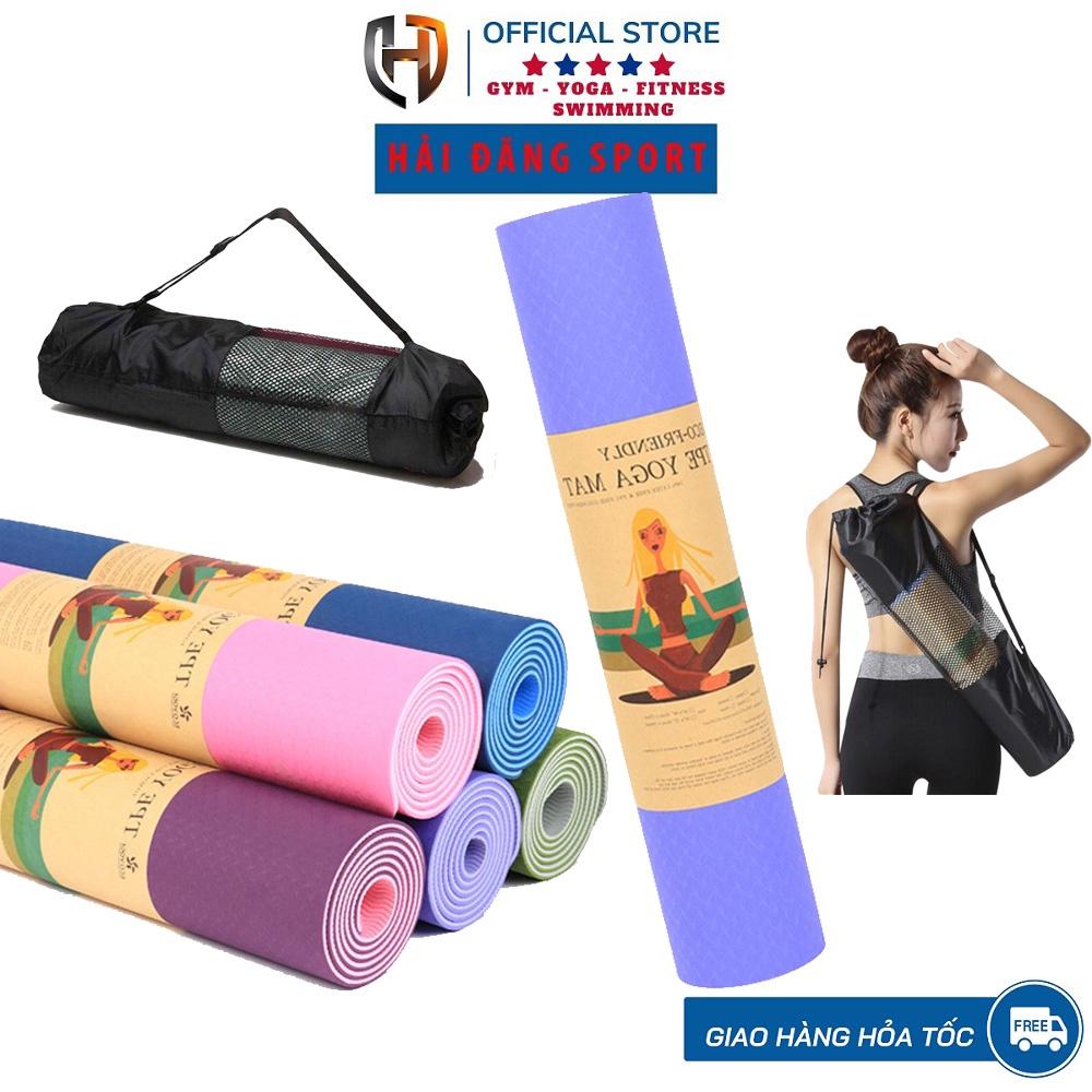 Thảm tập Yoga TPE cao cấp 2 lớp 6mm