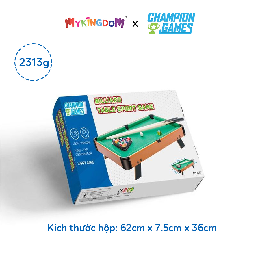 Đồ Chơi CHAMPION GAMES Bàn Chơi Billiard CPG2035