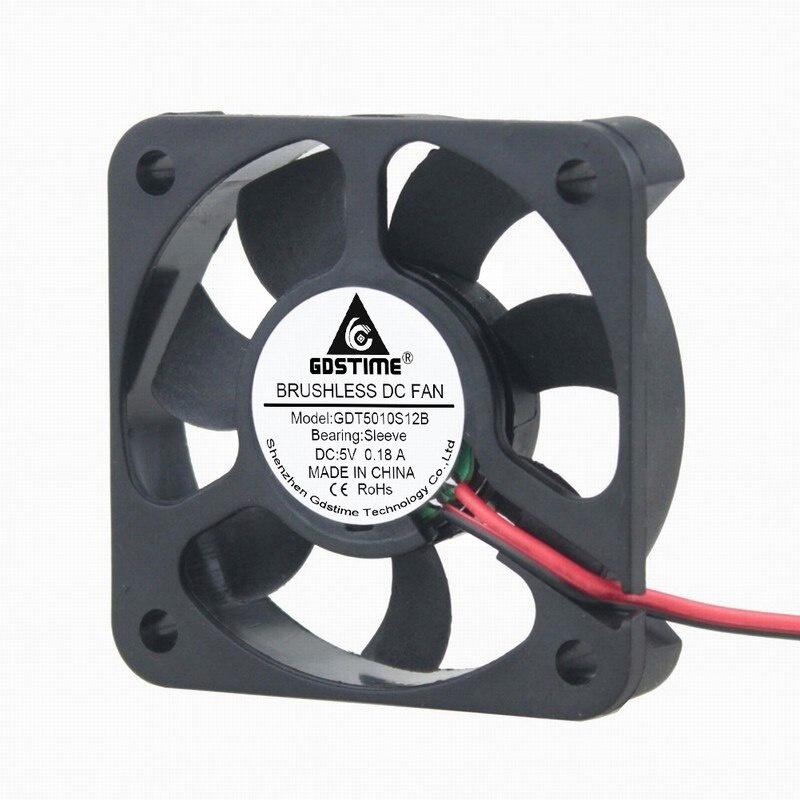 Gdstime 1pcs DC 1V 1Pin Dupont Brushless Cooling Fan 1x1x1mm 1mm 11 Cooler 11