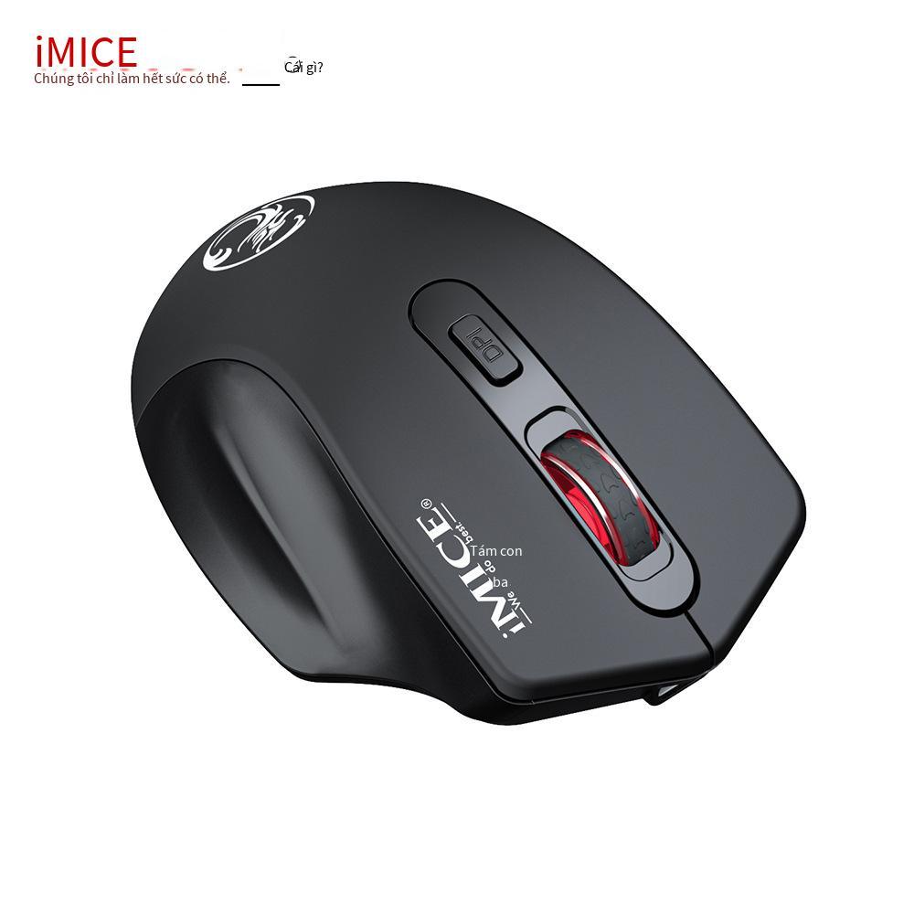 Phong cách mới nhất IMICE2.4G chuột tắt tiếng Bluetooth chế độ kép có thể sạc lại chuột chơi game không dây 4 nút