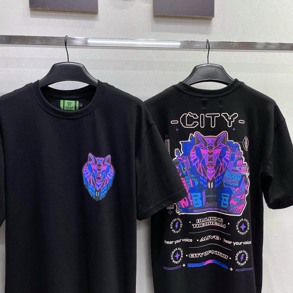 Áo thun unisex tay lỡ form rộng Hades City Tee cực chất || Hany Shop
