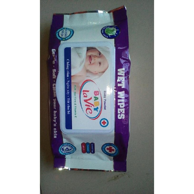 Khăn giấy ướt baby Wipes hương dịu nhẹ