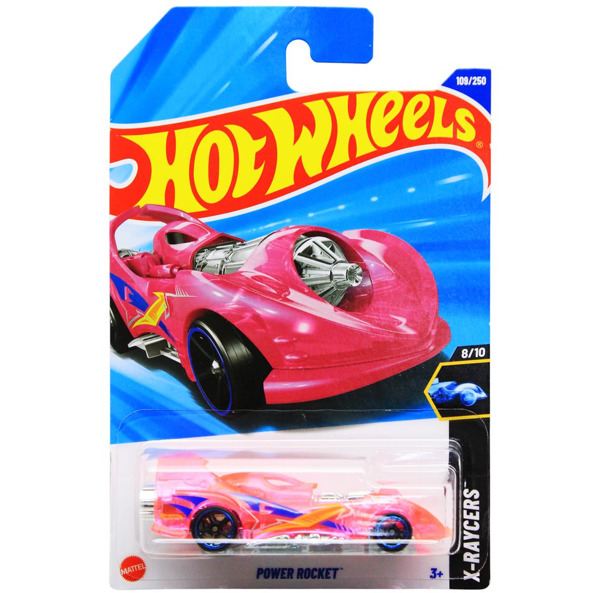 Siêu Xe Hot Wheels C4982 - 109/250 - Power Rocket (Mẫu Màu Giao Ngẫu Nhiên)