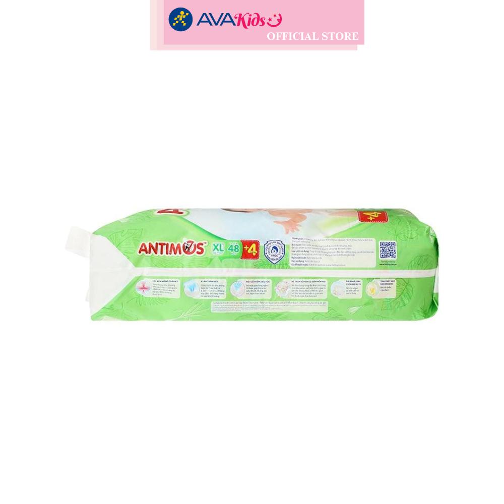 Tã quần Bobby Antimos xua muỗi size XL 48 + 4 miếng (12 - 17 kg)