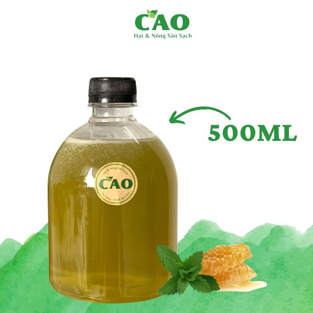 Mật ong hoa cà phê Đaklak và Mật ong hoa bạc hà Hà Giang CAO Food - mỗi chai 500ml