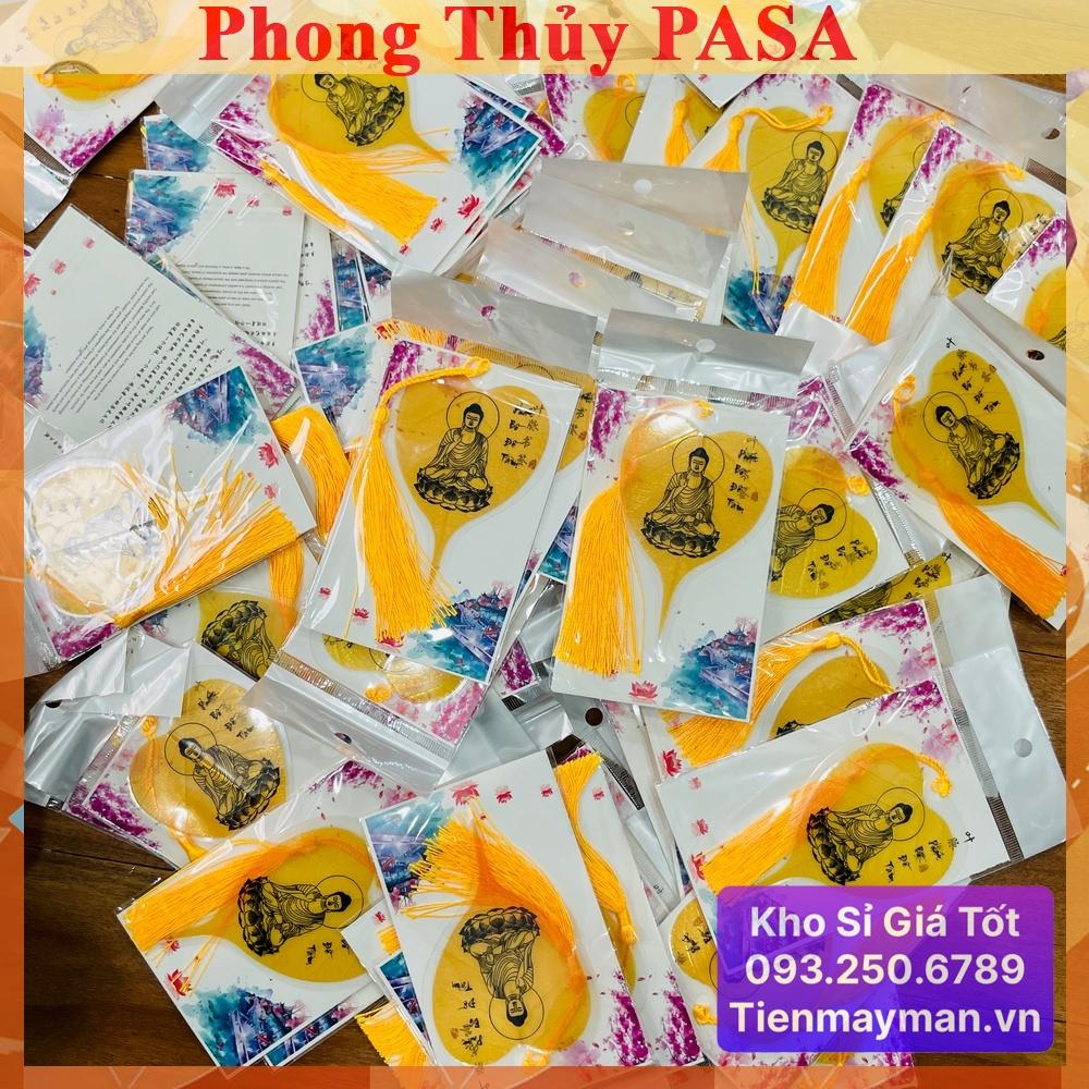 Lá Bồ Đề Tâm Phật Dát Vàng Bình An May Mắn - Hàng Loại Cao Cấp - PASA COLLECTION