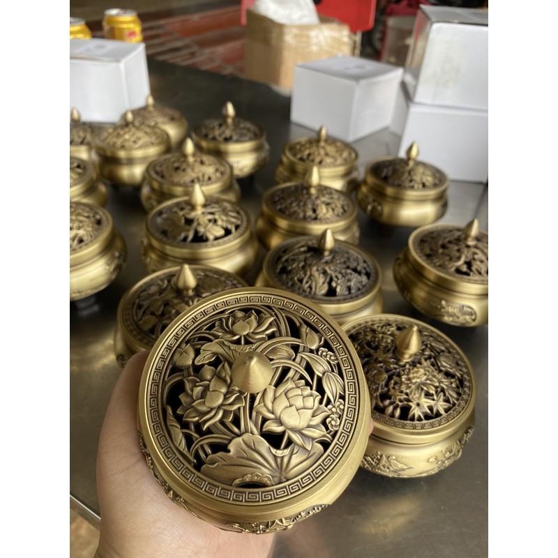 Lư xông trầm bằng đồng chuẩn
