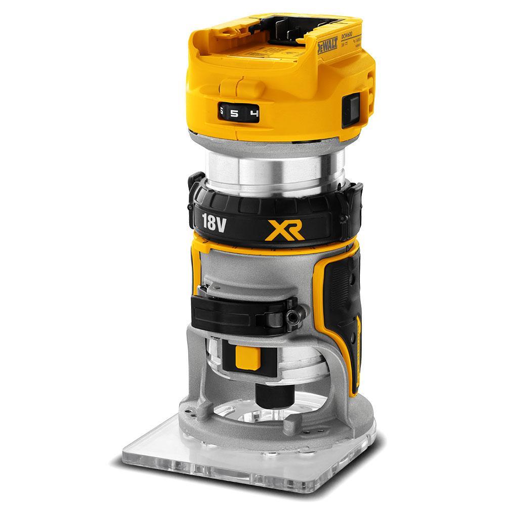 Thân Máy Phay Dùng Pin DeWalt 18V Brusless DCW600N-XJ - CHÍNH HÃNG