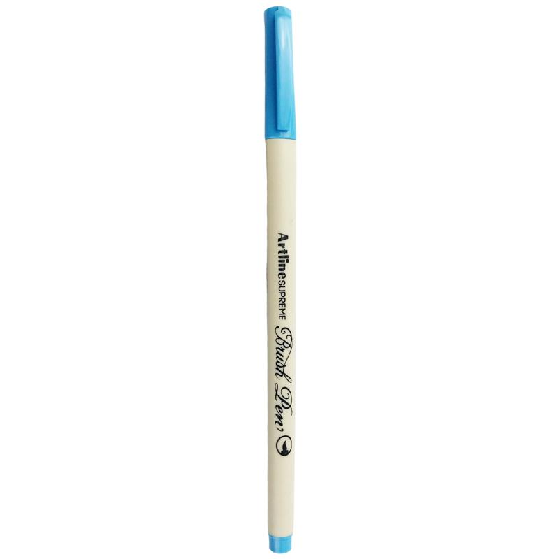 Bút Lông Đầu Cọ Artline Supreme Brush Pen EPFS-F - Xanh Nhạt