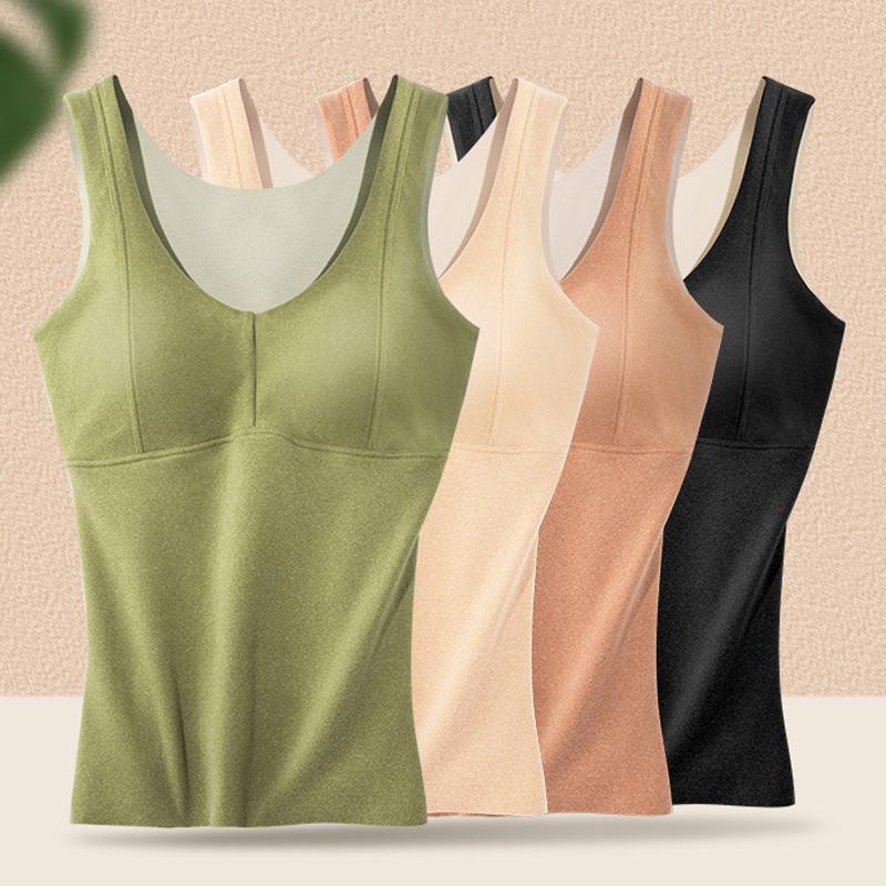 Quần Lót Sinh Nhiệt Plus Kích Thước Áo Vest Nhung Sốt Quần Lót Nữ Gợi Cảm Ôm Giữ Ấm Mùa Đông Đầu Bên Trong Mặc Thoải Mái Thân Mật