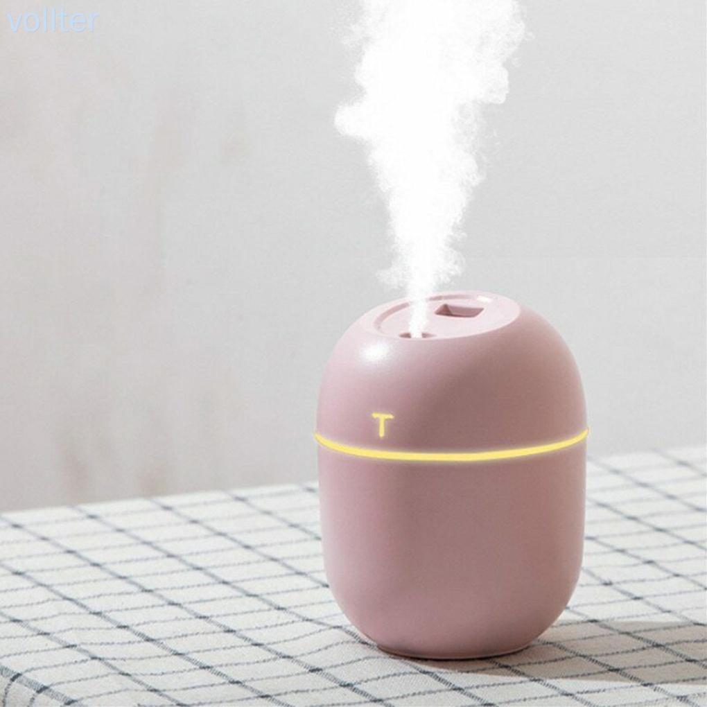 Air Humidifier Home Office Car Portable Mini USB Powered Air Diffuser Anti-dry Humidifier, Pink