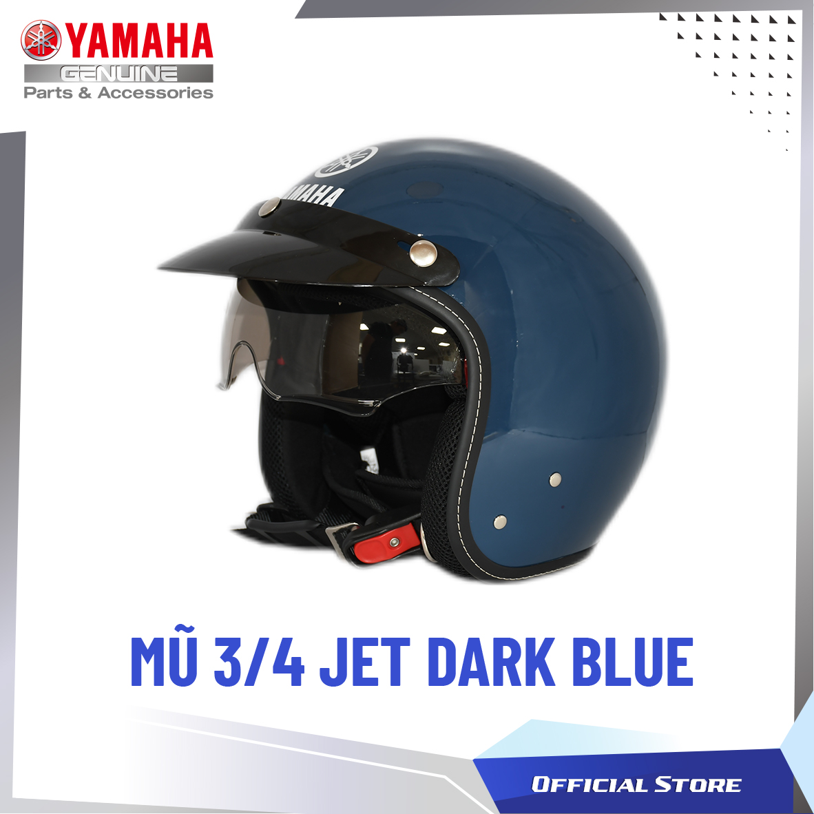 MŨ 3/4 JET DARKBLUE