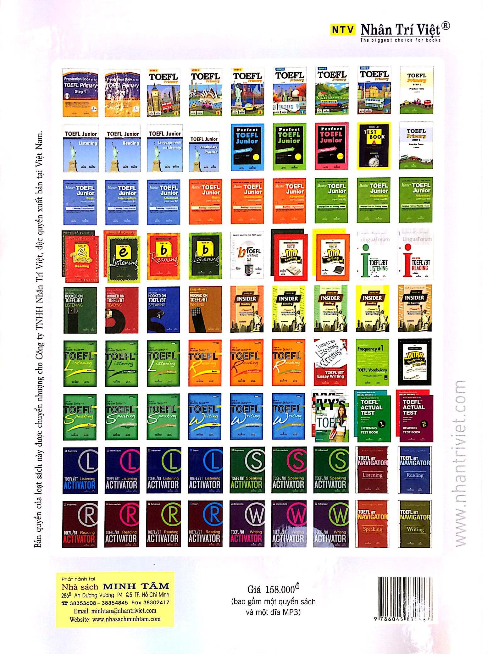 Sách TOEFL Junior Listening (Kèm CD)