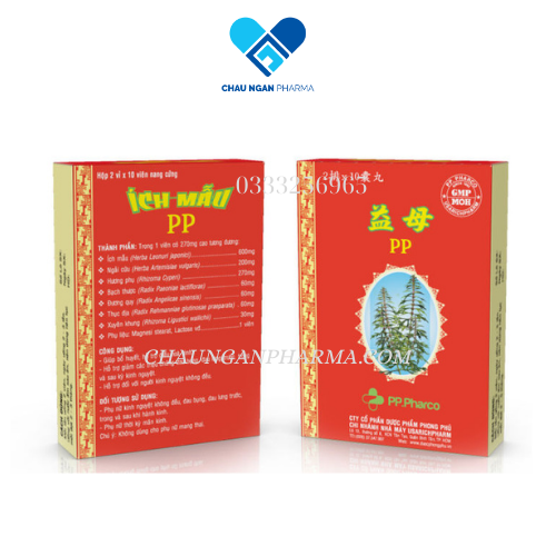 Viên ÍCH MẪU-PP Hộp 20 viên