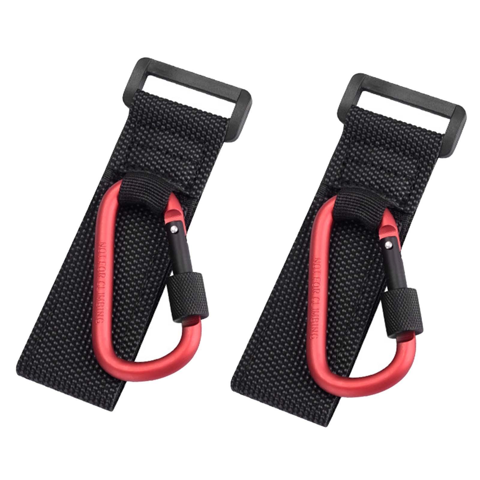 2x Motorcycle Hook Multifunctional Hook Convenient Installation Storage Hooks Anti Slip Strap Hanging Hook Handlebar Hook for Bike Motorbike