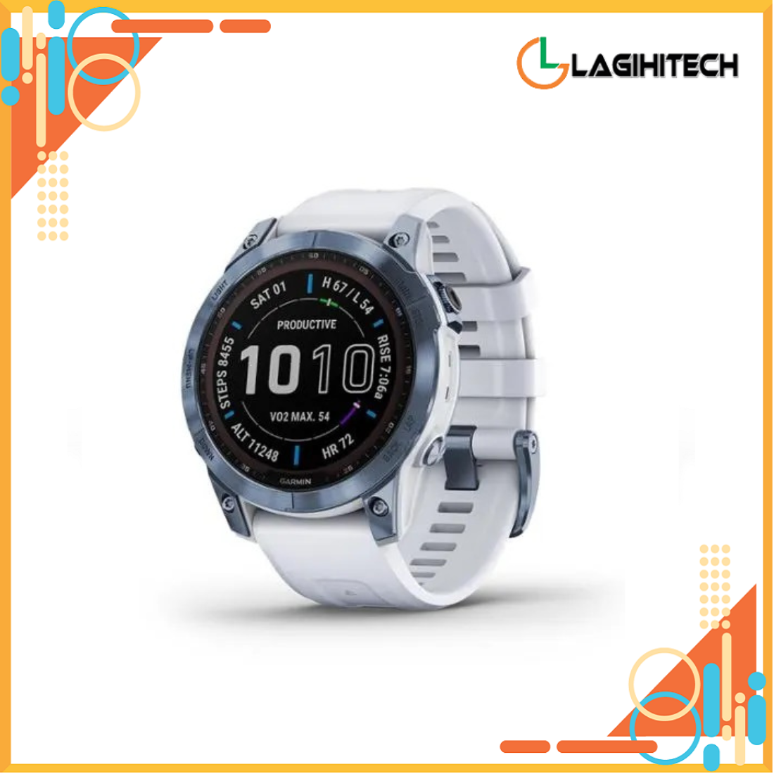 Đồng Hồ Thông Minh Garmin Fenix 7 / Garmin 7 Sapphire Solar / Garmin Fenix 7X Sapphire Solar - Hàng Chính Hãng FPT