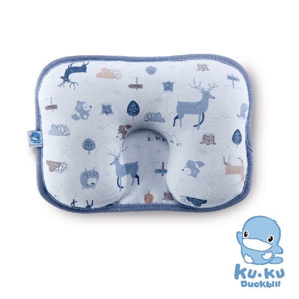 Gối nằm cho bé sơ sinh cao cấp KUKU KU2091 vải 100% cotton