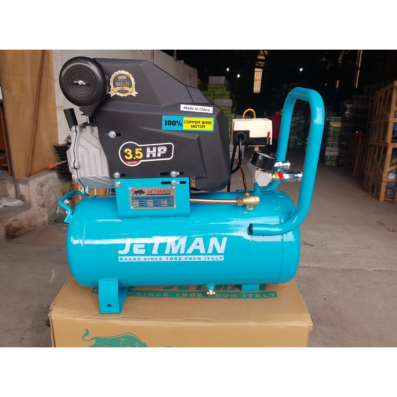 Máy nén khí liền trục JETMAN 30F 3,5HP - 30L