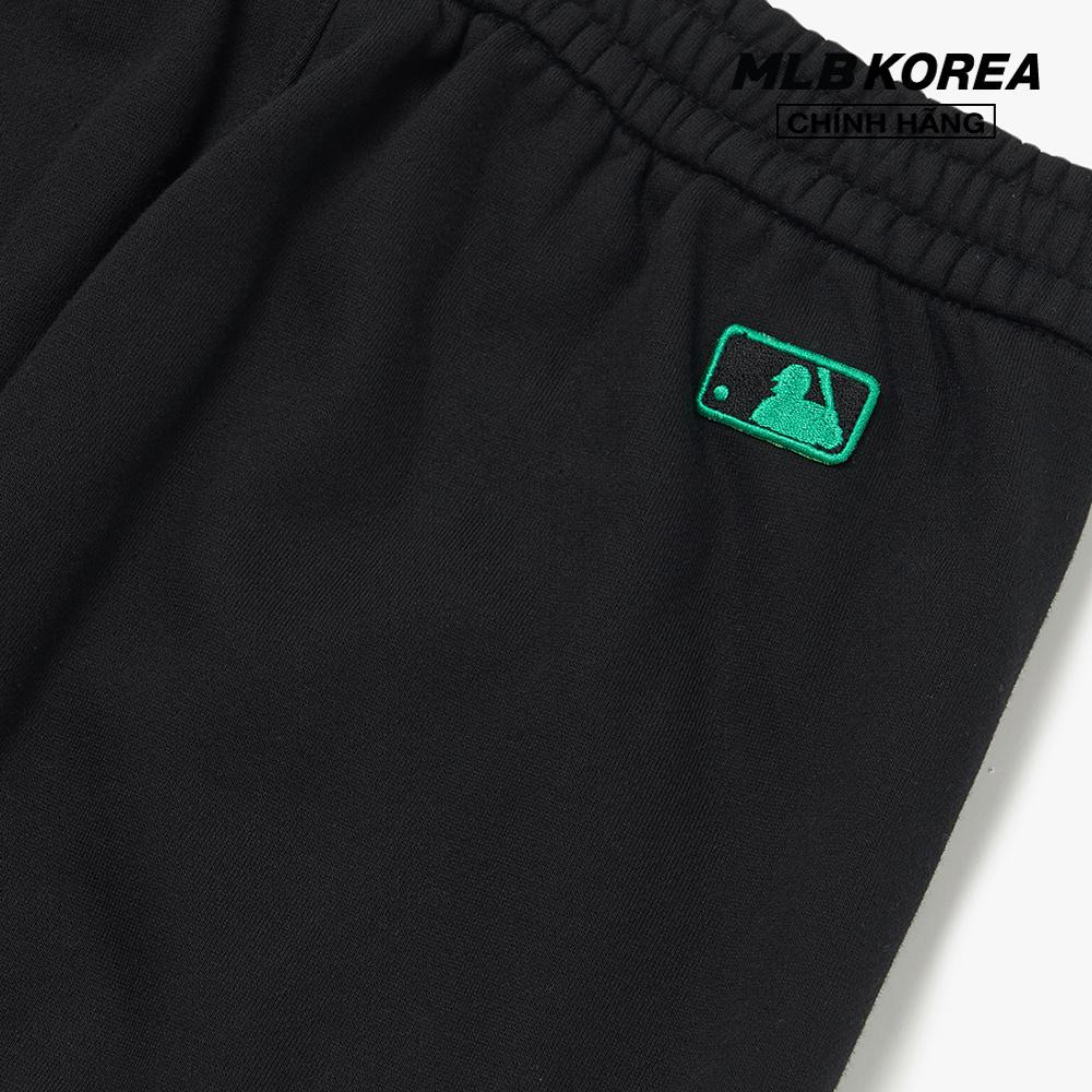 MLB - Quần jogger lưng thun Basic Mega Logo Loose Fit 3APTB0224-50BKS