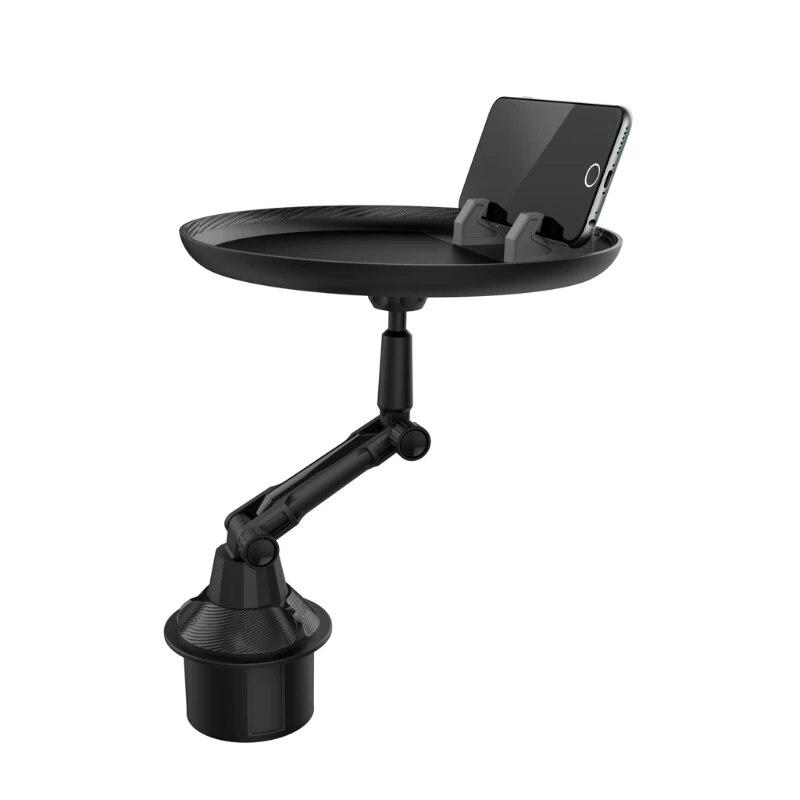 Khay Xoay Cốc, Đựng Thức Ăn Trên Xe Ô Tô, Bàn Ăn Có Thể Điều Chỉnh Tray Holder