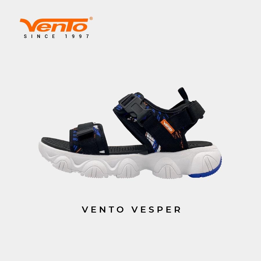 Giày dép Sandals Vento VESPER Nữ Đen Trắng đi học/đi dã ngoại/đi chơi SD09003