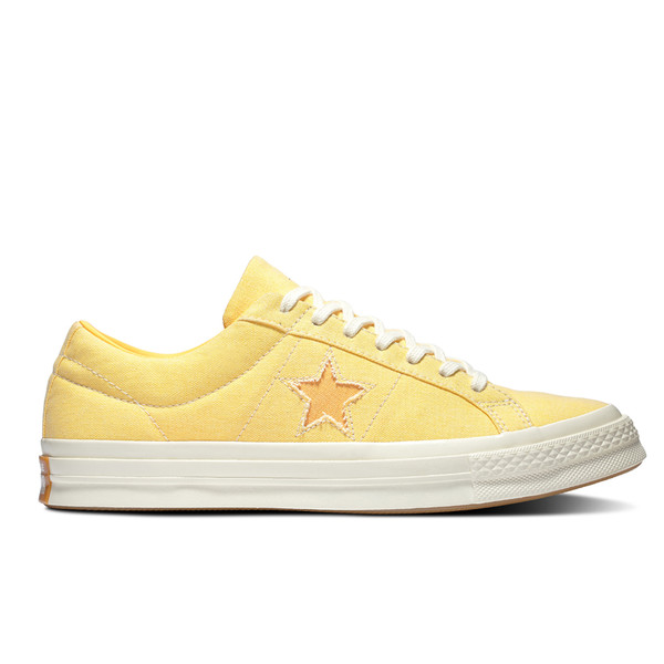 Giày Converse One Star Sunbaked Butter Yellow Men Shoes - Low - 164358C