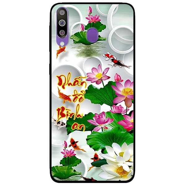 Ốp lưng dành cho Samsung Galaxy M30 mẫu Thư Pháp Nhẫn Bình Ann