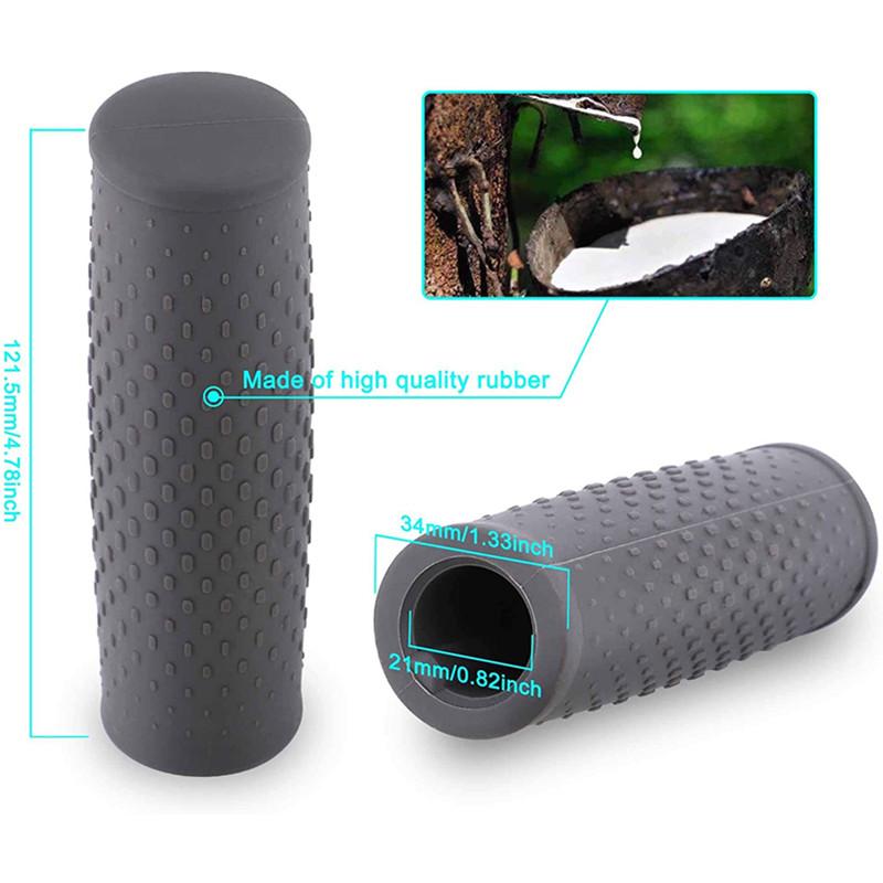 1 cặp tay cầm cao su tay cầm tay cầm chống trượt thoải mái tay cầm xe tay cầm cho Xiaomi Mijia M365 Pro Color: Grey