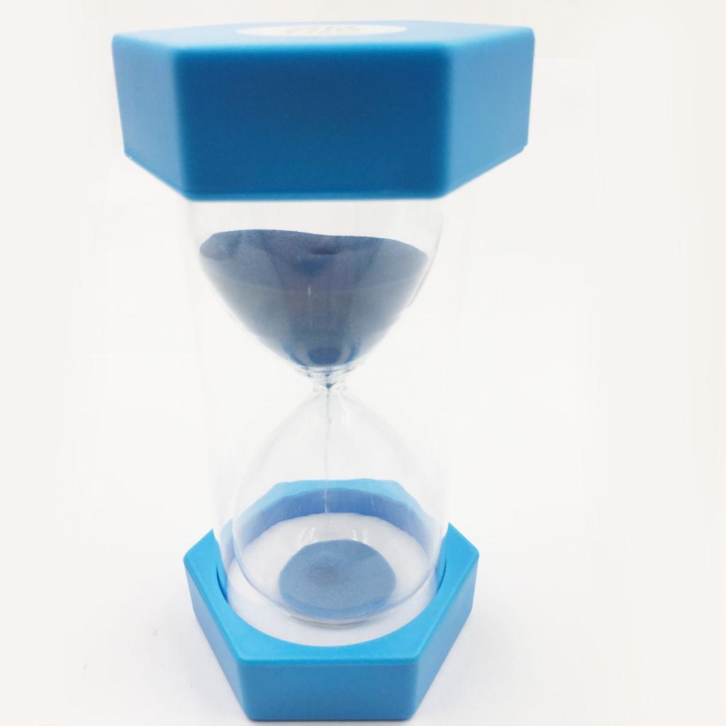 Six Angles Sand Timer Colorful Hourglass Sandglass Timer Sand Clock Timer for Games Classroom Home Office