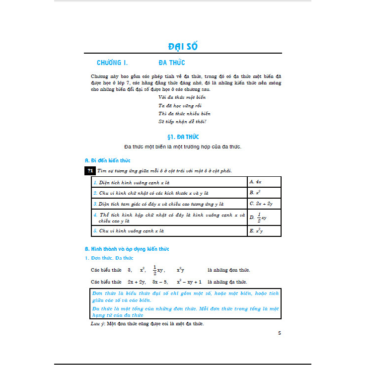 Em học toán 8 - tập 1 (biên soạn theo chương trình GDPT mới)