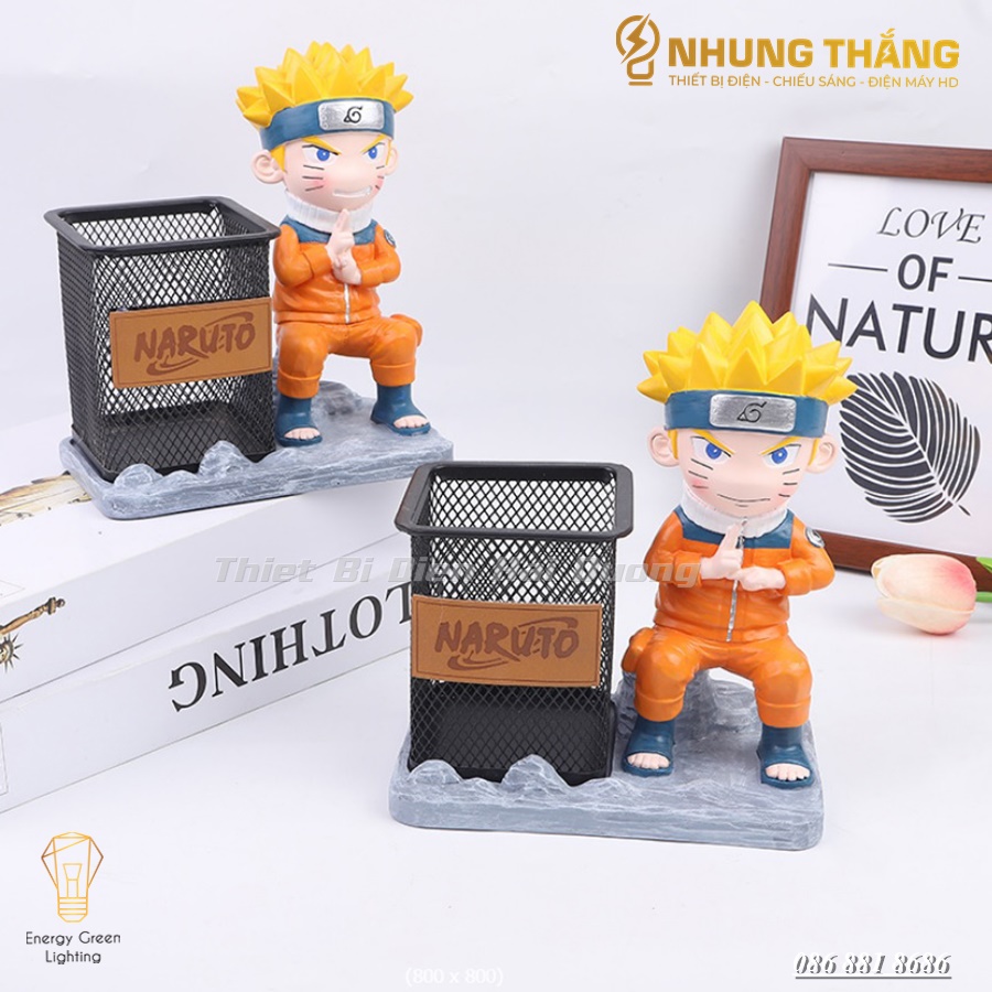 Ống Đựng Bút Siêu Dễ Thương Mô Hình Naruto Niệm Chú GL2237 - Trang Trí Căn Phòng Decor Vintage