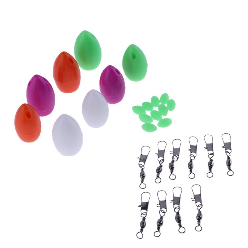 Floating Carp Coarse Trout Bass Sea Lure Fishing Tackle with Bead & Swivels