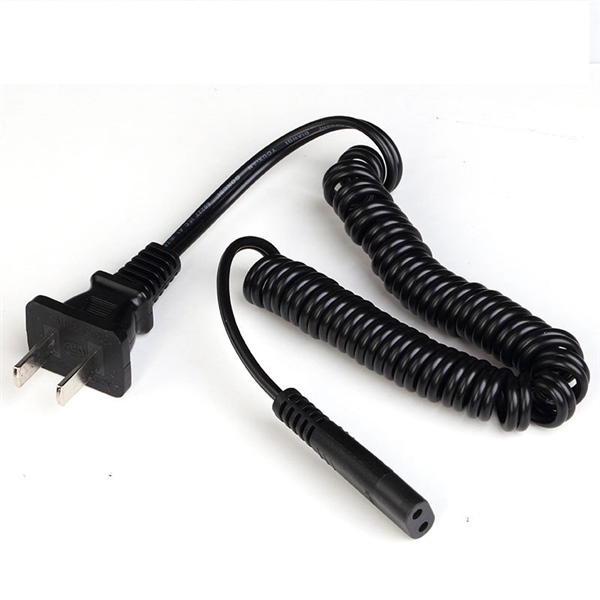Dây sạc máy cạo râu ra jack chuyên dụng, dây xoắn