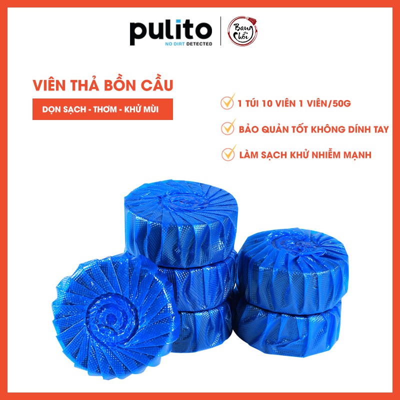 Gói 10 Viên Thả Bồn Cầu Khử Mùi Hàn Quốc